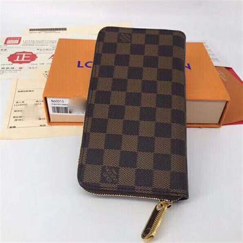 Louis Vuitton Zippy Wallet M41661 in Damier Ebene Brown 